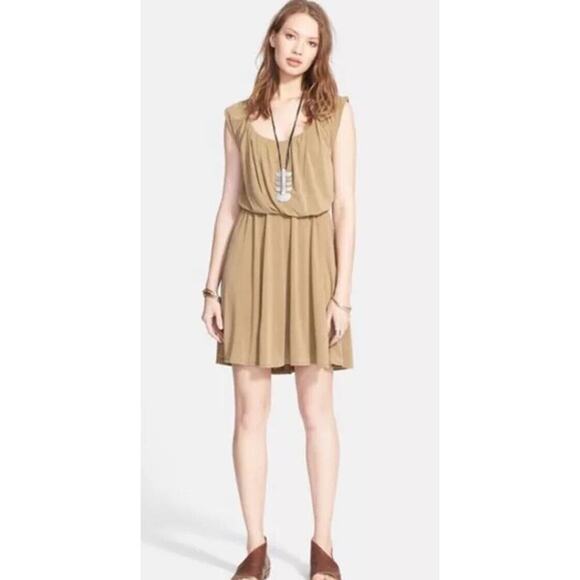 Free People Women’s Cupro True As Love Dress Size XS in Fatigue - Picture 2 of 7